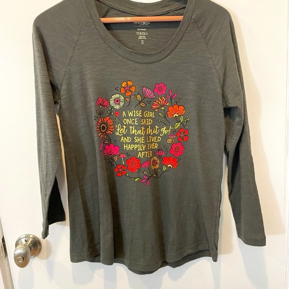 Natural Life raglan sleeve T shirt.
